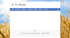 Desktop Screenshot of mklaassen.net